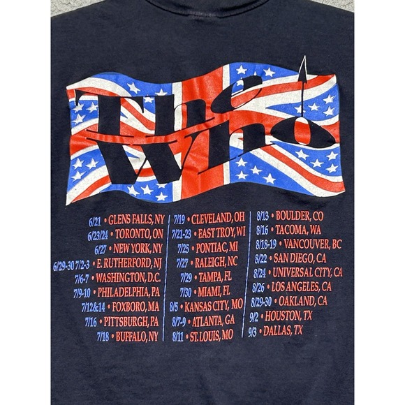 Vintage The Who Shirt Mens S Hanes Tag Tommy 25 Years Tour 1989 Rock Concert 80s - Picture 9 of 9